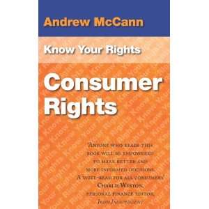  Know Your Rights Consumer Rights (9781871305289) Andrew 