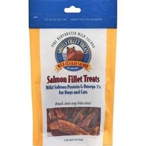  Grizzly Wild Salmon Filet Treats for Dogs and Cats Pet 