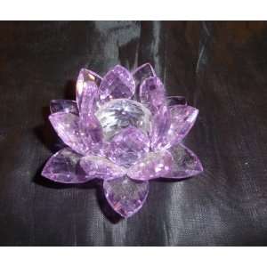  Beautiful Crystal Lotus Flower  4  Purple