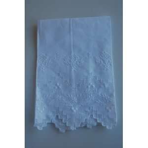  Embroidered Linen Hand Towel