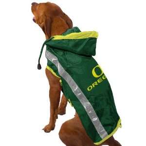  Oregon Ducks Green Collegiate Dog Rain Slicker