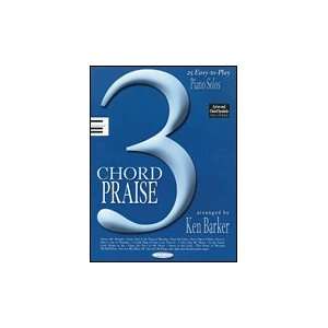  Hal Leonard 3 Chord Praise Sacred Folio for Solo Piano 