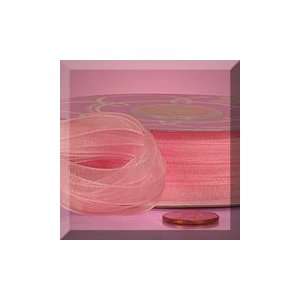  1ea   5/8 X 50yd Pearl Pink Sheer Organza Ribbon Health 