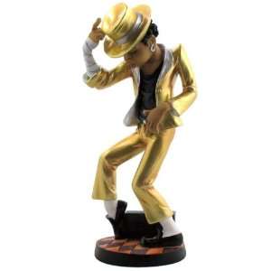  Gold 8.25 inch Michael Jackson Dancing Inspired Statue 