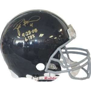 Brett Favre 9 28 08 6 TDs Autographed Authentic Throwback New York 
