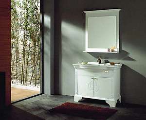   Wood Modern/ Contemporary Design Bathroom Vanity Cabinet With Mirror