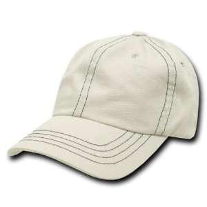 NEW CONTRA STITCH WASHED POLO Stone HAT CAP HATS