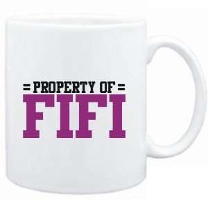 Mug White  Property of Fifi  Female Names  Sports 