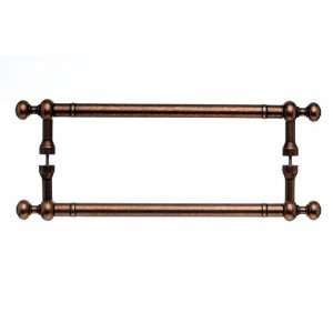   Center to Center Old English Copper Weston Back to Back Door Pull Pair