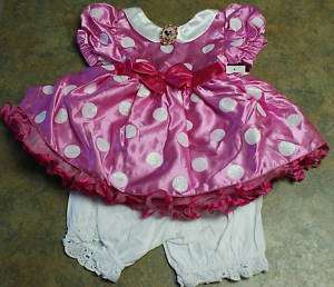 New  MINNIE MOUSE Pink Costume 6 9 Months  
