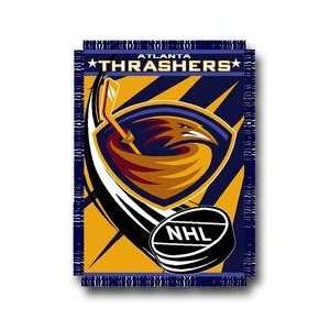  Atlanta Thrashers NHL Triple Woven Jacquard Throw (019 