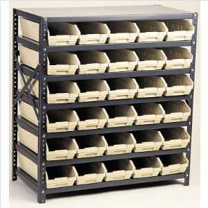   Economy Shelf Storage Units (39 H x 36 W x 12 D) with Small Bins