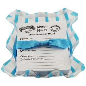   Lily for Hangables Sitter Notepads, Powder Blue Holder Baby
