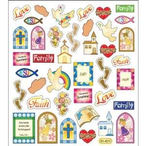  Multi Colored Stickers Religious Arts, Crafts & Sewing