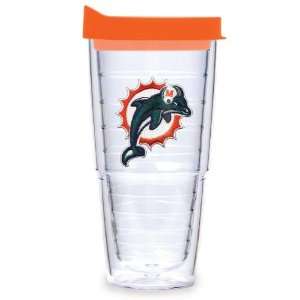    Miami Dolphins Tervis Tumbler 24 oz Cup with Lid