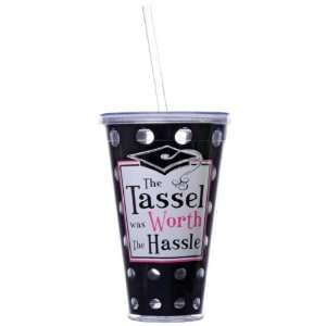   the Hassle 24 Oz Double wall Tumbler with Straw