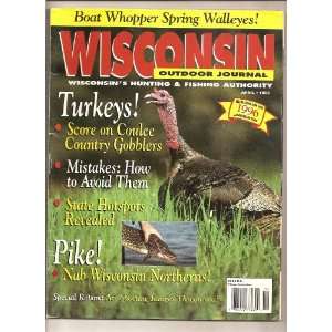  Wisconsin Outdoor Journal April 1996 various Books