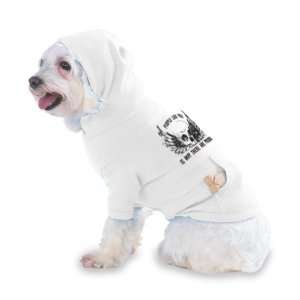   WHY THERE ARE PRISONS Hooded T Shirt for Dog or Cat LARGE   WHITE Pet