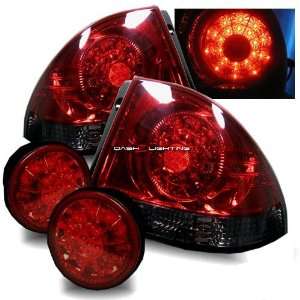  01 05 Lexus IS300 LED Tail Lights   JDM Red Smoke 
