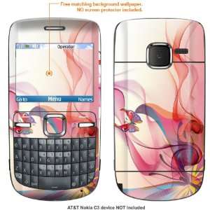   Decal Skin STICKER for AT&T Nokia C3 case cover C3 104 Electronics