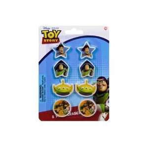  Toy Story 8Pk Shaped Erasers On Blister Case Pack 72 
