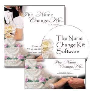  Brides Name Change Kit 