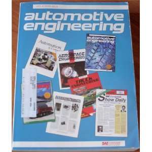 Automotive Engineering 1995 Roster Issue Inc. Society of Automotive 