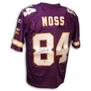  Randy Moss Signed Vikings Starter purple Jersey Sports 