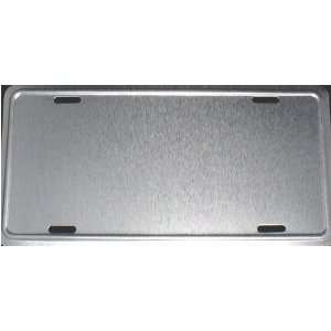   562 Silver (aluminum) Blank License Plates   X043