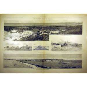  1893 Port Bizerte Dredge Aim Roumi Djebel Maklouf View 