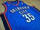 Kevin Durant Oklahoma City Thunder NBA jersey size Large Blue Swingman 