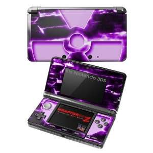 Nintendo 3DS Skin   Radioactive Purple