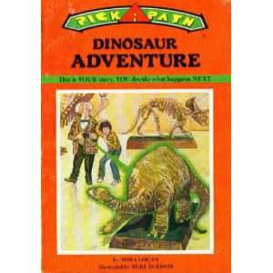   Dinosaur Adventure Pick a Path 11 (9780590330497) Nora Logan Books