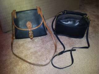 Lot of 2 Purses Authentic Dooney & Bourke and Coach  