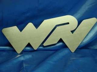 WRV RV Metal Sign Plaque Logo Design Name Plate Western  