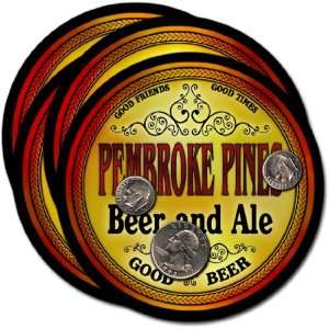  Pembroke Pines, FL Beer & Ale Coasters   4pk Everything 