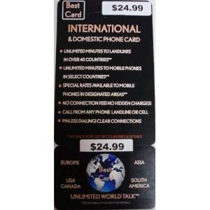  Best International & Domestic Phone Card 