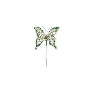  Butterfly Jeweled & Beaded Floral Craft 