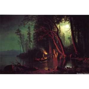  Lake Tahoe, Spearing Fish by Torchlight
