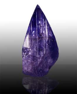 20.4ct .9 Blue Lavender TANZANITE Gem Crystal Tanzania  
