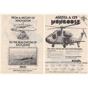   Mongoose Anti Tank Helicopter 2 Page Print Ad (52770)