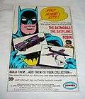 1966 Aurora BATMAN Batmobile+Batp​lane model ad page