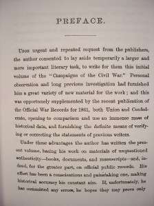 1881  THE OUTBREAK OF THE REBELLION   BY LINCOLNS AIDE  