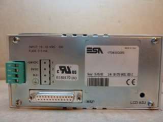 ESA Display VT06000000, VT60, Input 18 32 VDC, 5W #34380  