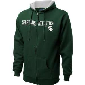  Michigan State Spartans Forest Fissure Full Zip Hooded 