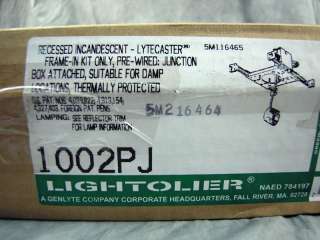 Lightolier 1002PJ Recessed Incandescent Frame In Kit  