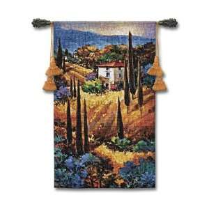  Pure Country Weavers Tuscany Blue Woven Wall Tapestry 