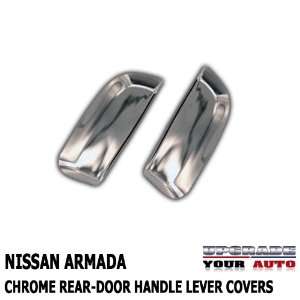  2005 2012 Nissan Armada Chrome Rear Lever Covers 