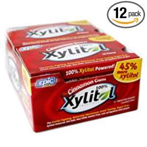  Cinnamon Xylitol Gum (12 Count) 12 Pieces Health 