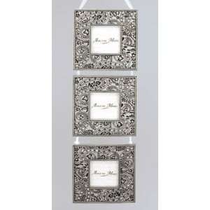   Beautiful Jeweled Picture Frame  Triple Hanging Frame